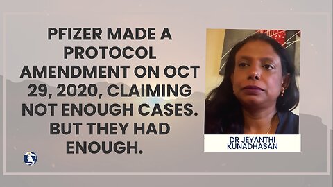 Pfizer made a protocol amendment on Oct 29, 2020, claiming not enough cases. But they had enough.