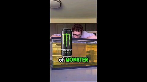 A man drink 100 bottle monster energy drink #story #amazingvideo #viral #trump #news #usa #funny