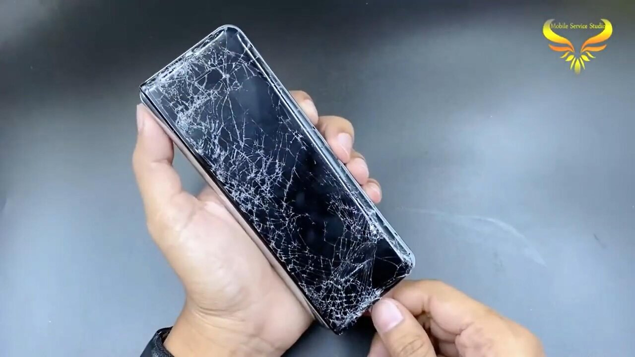 Restoration Galaxy Fold 5G Phone _ ASMR