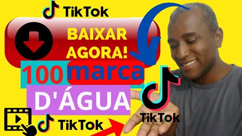 Como BAIXAR vídeo do TIKTOK sem marca D'ÁGUA #tiktok #marcadeagua 2023-2022