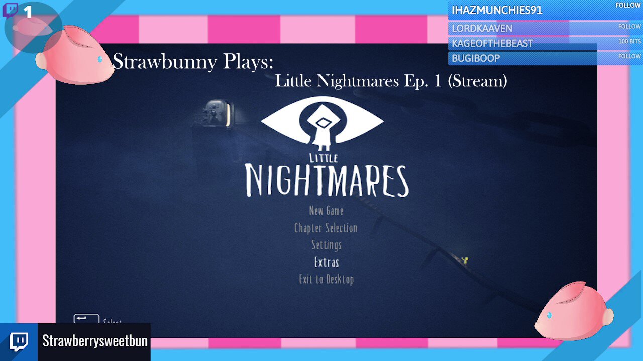 Strawbunny plays: Little Nightmares (I GOT GNOMED!) [Stream Recording]