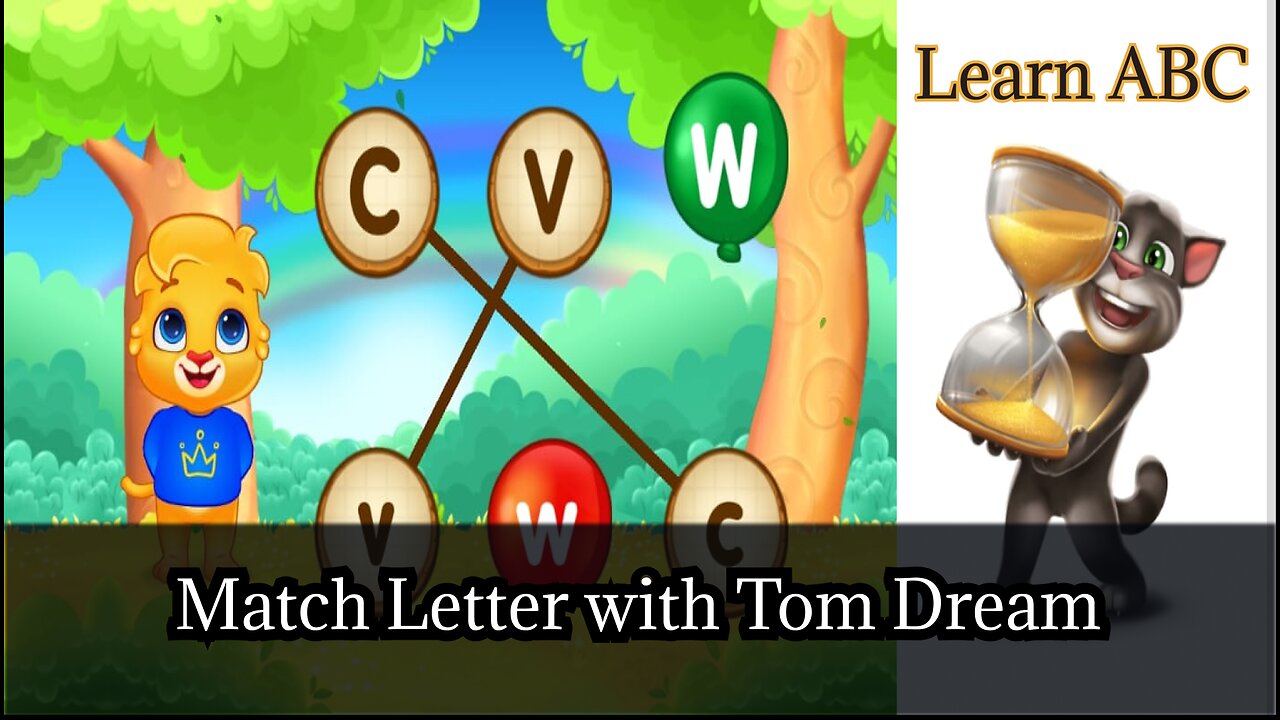 Match Letter with Tom Dream | abc cartoon | CH-Cartoon