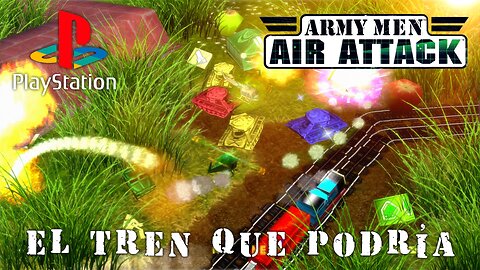 Army Men: Air Attack en Español - Misión 3: El Tren que Podría (PSX) Un jugador