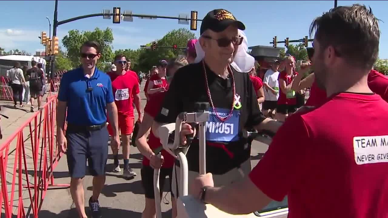 'It's a dream come true': Quadriplegic veteran completes final kilometer of BOLDERBoulder