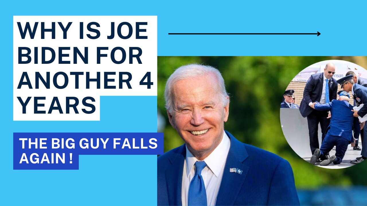 Why Is Joe Biden for another 4 years? The Big Guy falls again! So Popular Right Now?