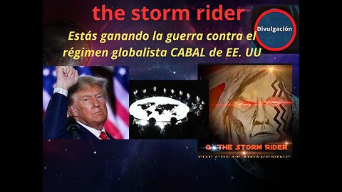 Estás ganando la guerra contra el régimen globalista CABAL de EE. UU