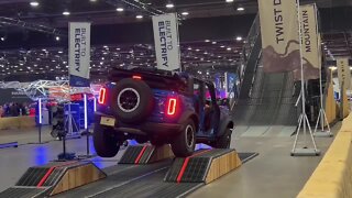 Bronco Mountain at the Detroit Auto Show