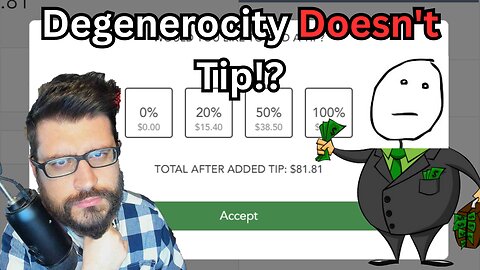 Tipping is BASED!!! RESPONDING to Degenerocity