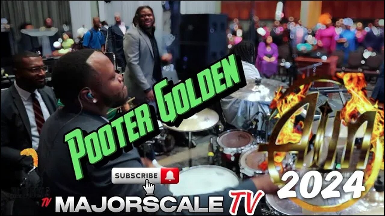 Pooter Golden on drums Cogic Aim 2024 They Couldn't put this Fire Out 🥁🔥🥁🔥🔥💨🧯