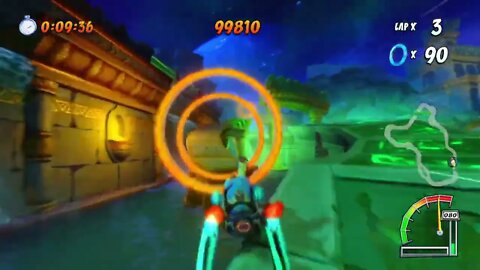 Tiny Temple Ring Rally Gameplay - Crash Team Racing Nitro-Fueled (Nintendo Switch)