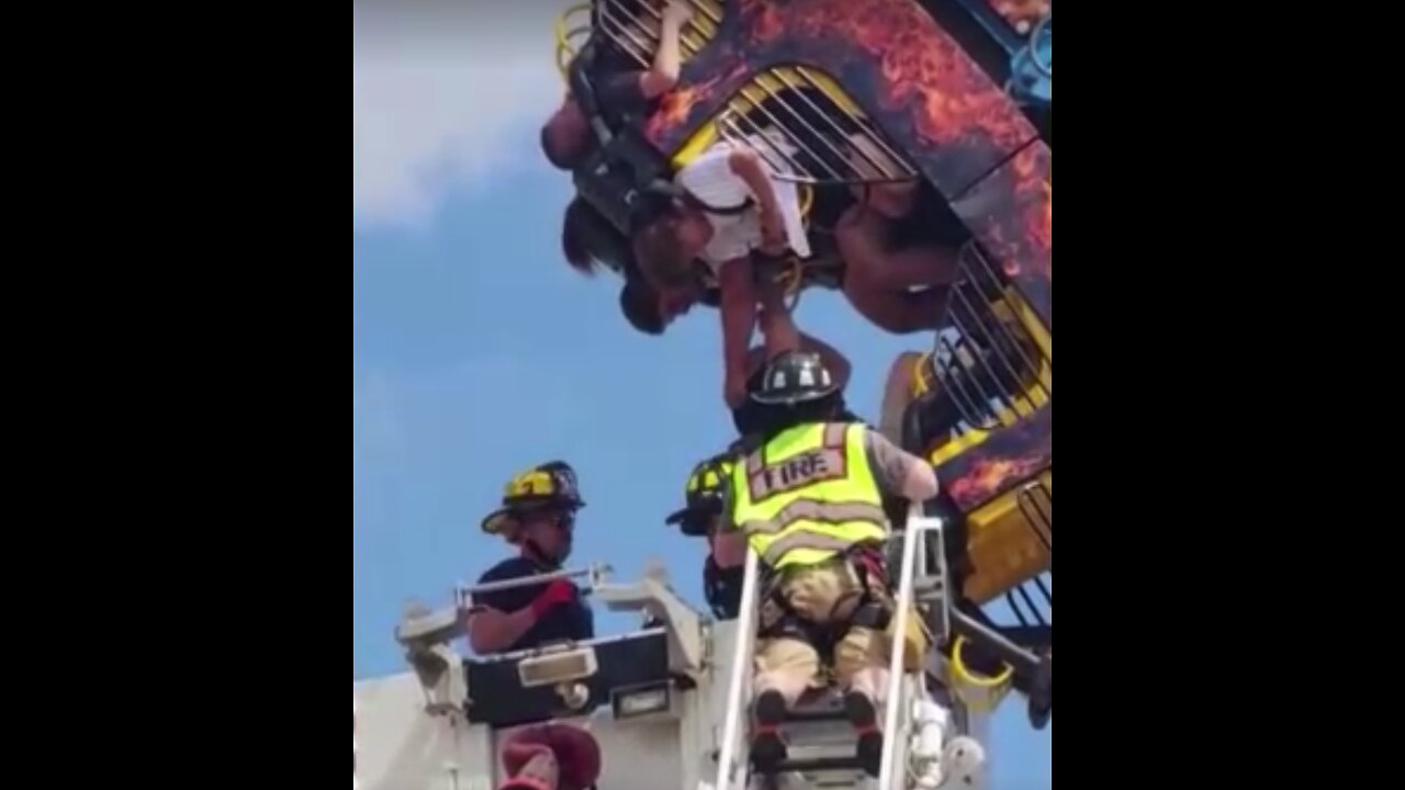 Rollercoaster riders stuck upside down for hours