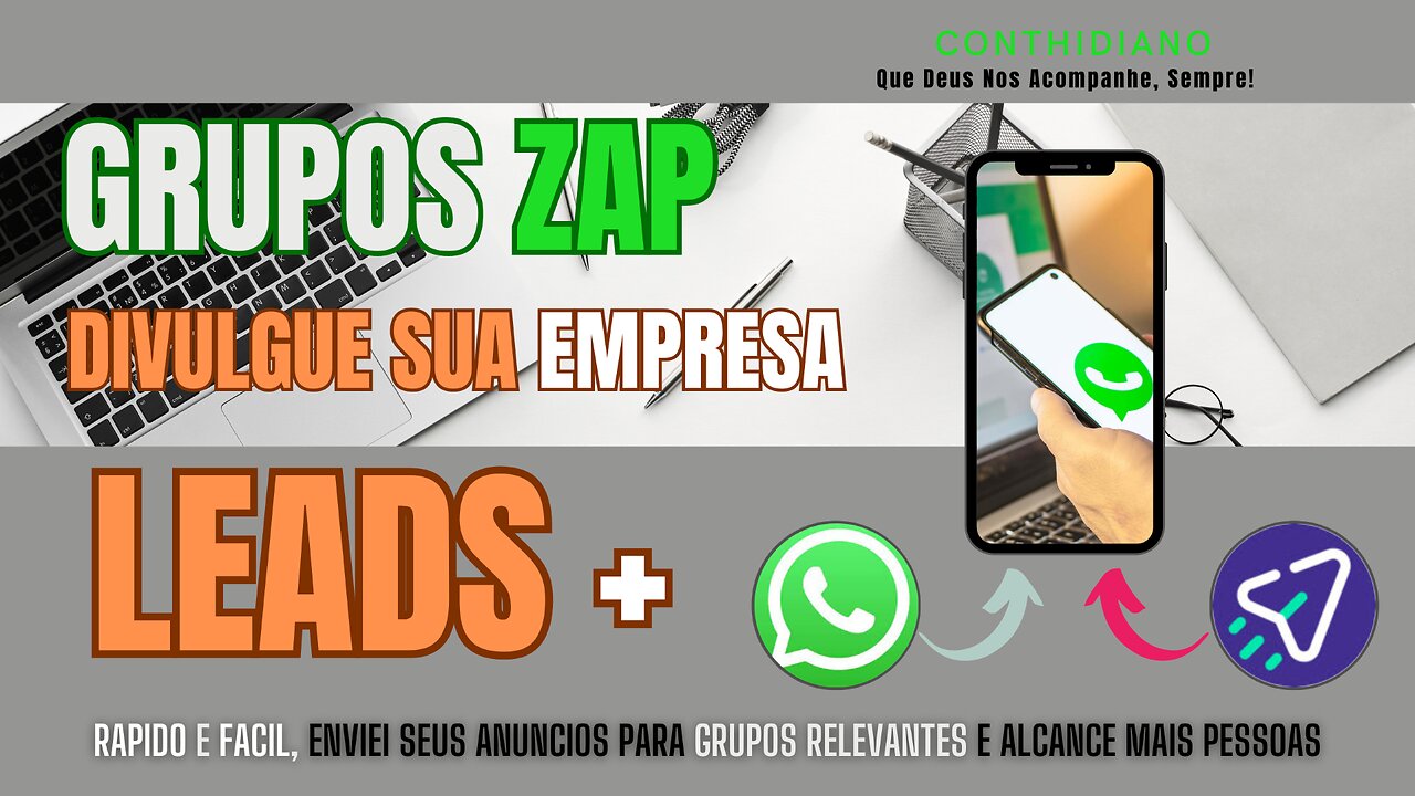 Como Conseguir Vários Leads nos Grupo Publico com WhatsUp+