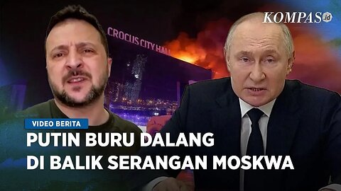 Putin Yakin Pelaku Penyerangan di Moskwa Ada Kontak dengan Ukraina