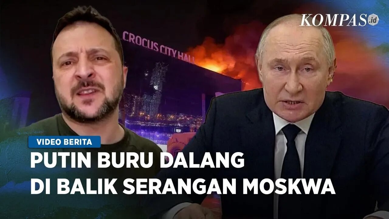 Putin Yakin Pelaku Penyerangan di Moskwa Ada Kontak dengan Ukraina