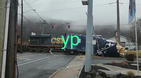 Train crashes into a truck in Monsey, New York