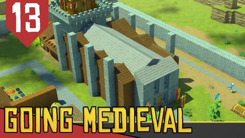 Construindo um MONASTÉRIO Quase Gótico! - Going Medieval #13 [Série Gameplay Português PT-BR]