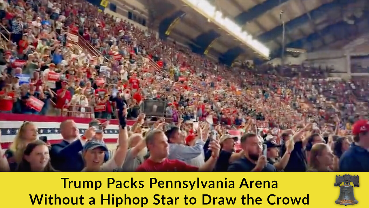 Trump Packs Pennsylvania Arena Without Needing a Hip Hop Star to Draw the Crowd