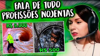 As Profissões mais Nojentas e Estranhas do Mundo e Quanto elas Ganham! - REACT