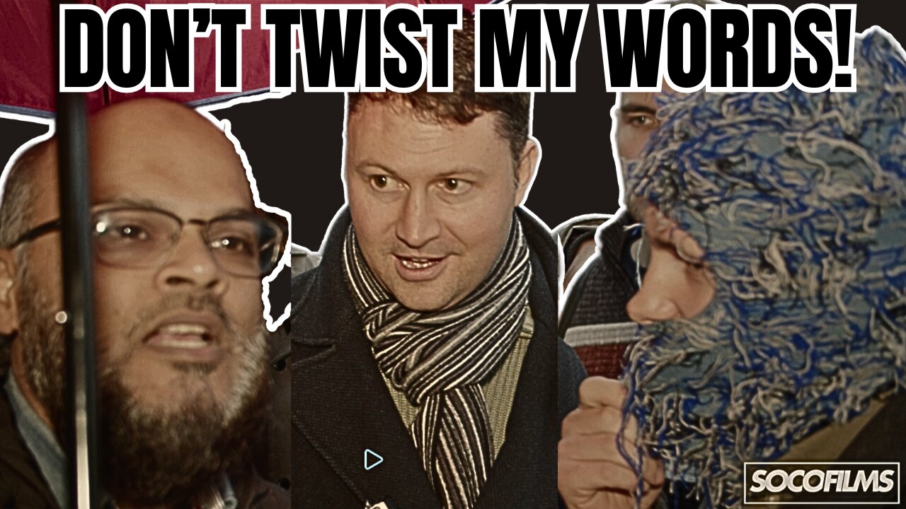 Dawahgandist runs from knowledgable Christian debaters | Jamie | Speakers' Corner Debate #socofilms