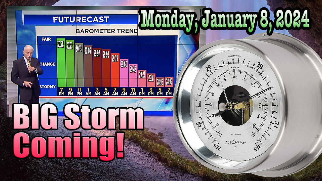 6 PM Weather - Monday, January 8, 2024