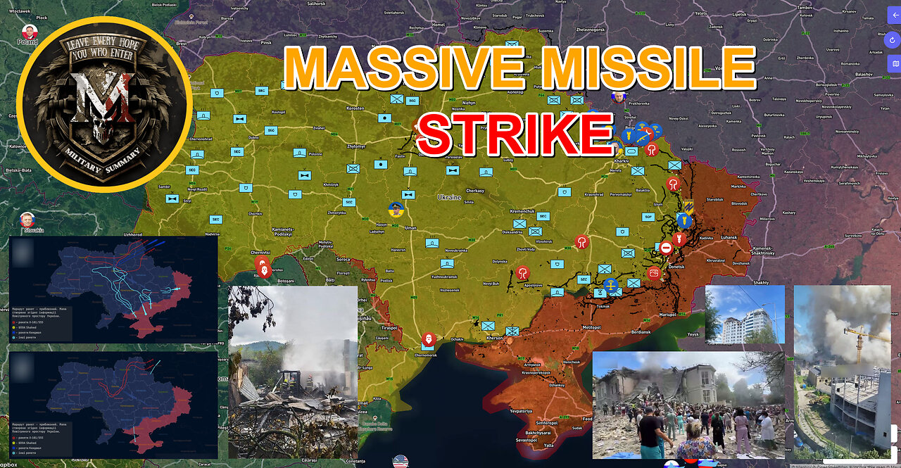 💥Massive Destruction In Kyiv And Dnipro💥Russian Guerillas In Romania. Military Summary For 2024.07.8