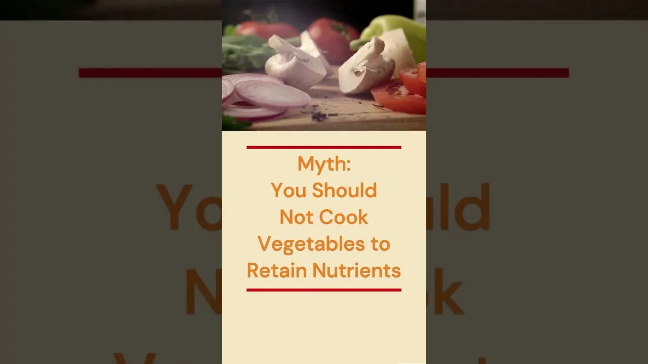 You Should Always Cook Vegetables to Retain Nutrients #health #fitness #nutrition #food