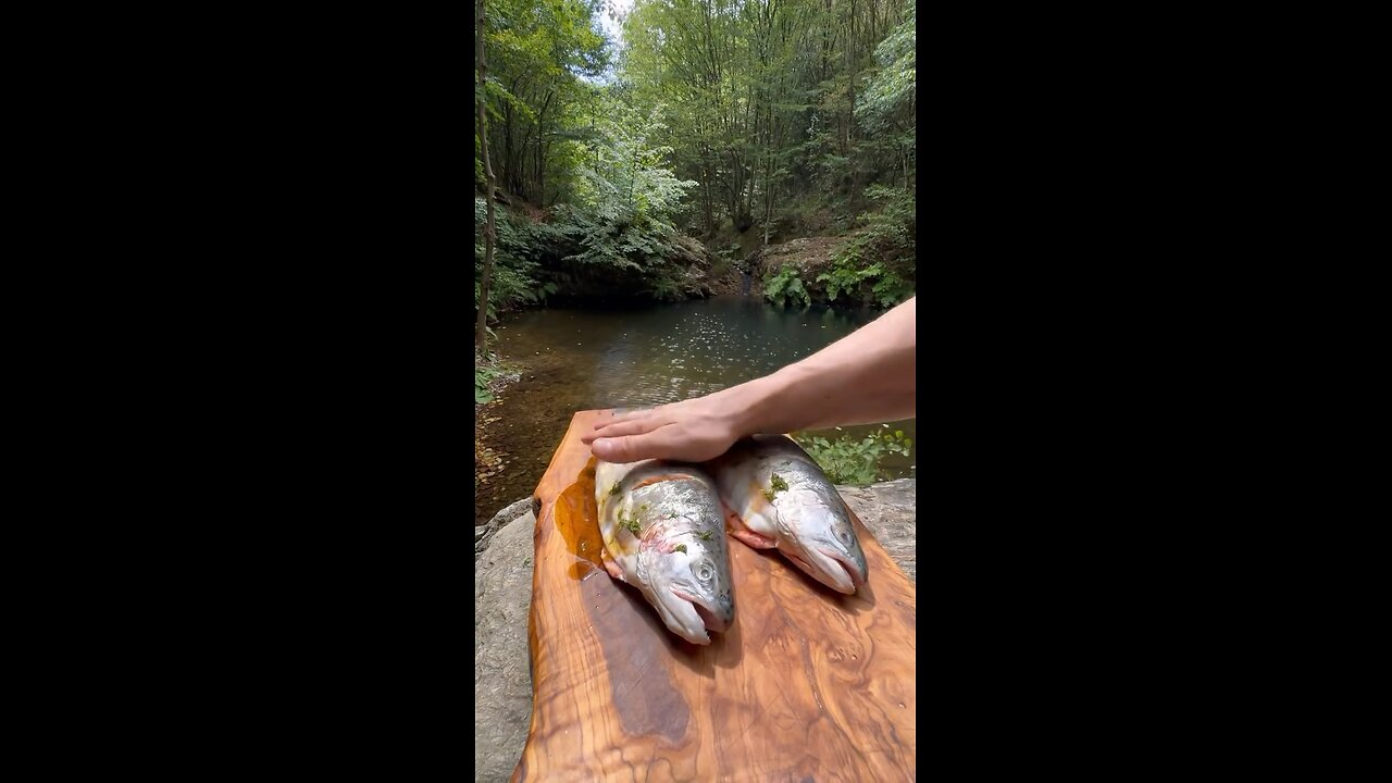 Cooking in the woods