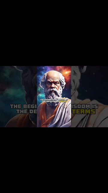 THE BEGINNING OF WISDOM #socrates #philosophy #quotes #wordsofwisdom #lifelessons #shorts