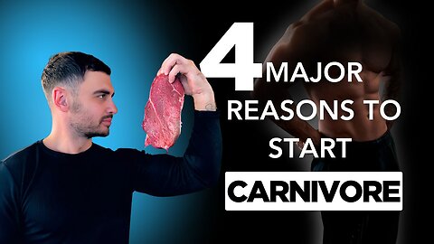 4 Convincing Reasons to start the CARNIVORE DIET (Under 5mins)