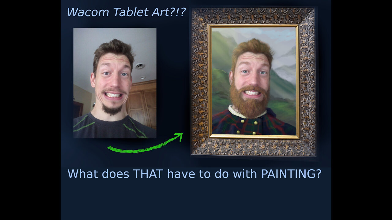 Digital Painting Tryout? | Wacom Tablet Can Help Your Art