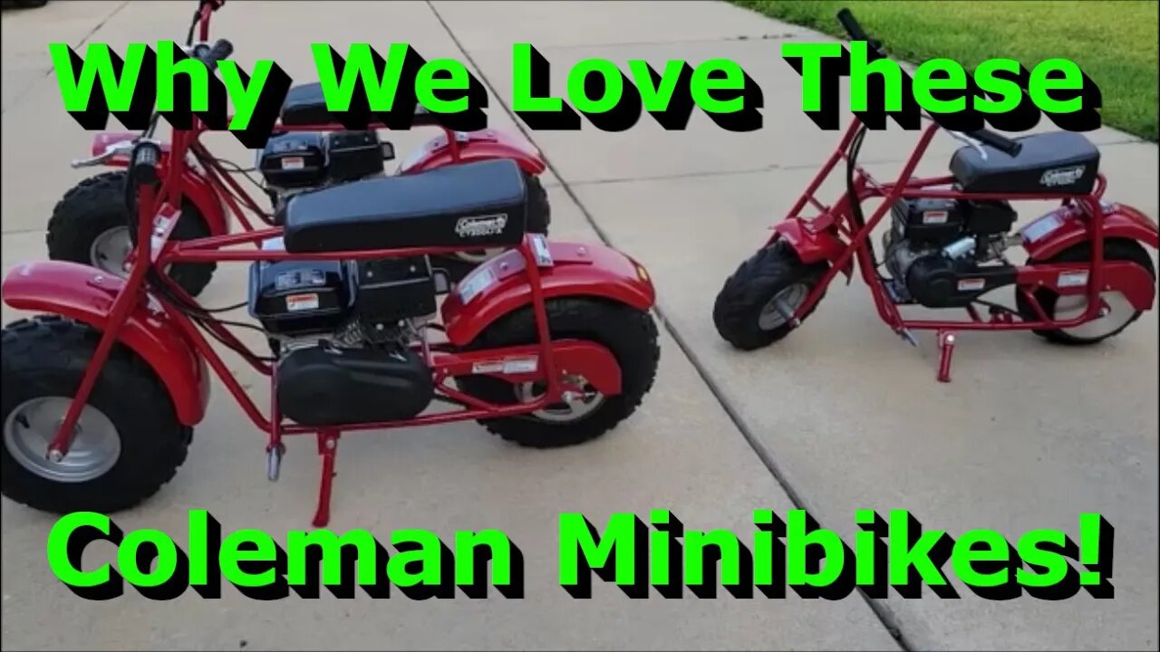 Why We Love These Coleman Minibikes - A Check This Out! Review