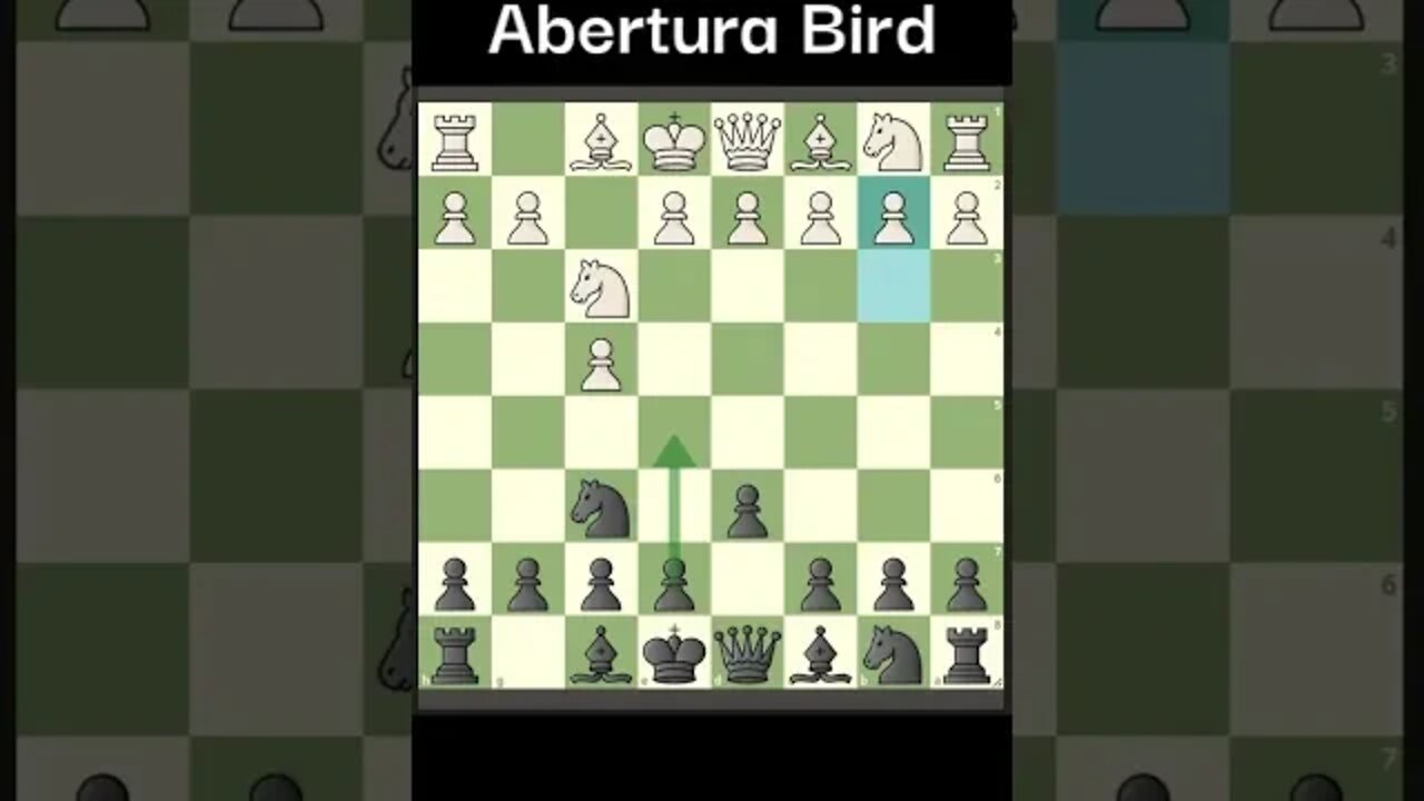 ABERTURA BIRD INCRÍVEL ARMADILHA DÁ MATE #shorts #xadrez #chess