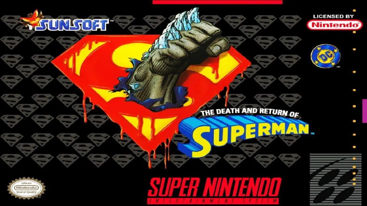 Death and Return of Superman - SNES (Level 3 - Assault on Cadmus)