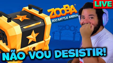 NÃO POSSO DESISTIR DO MEU BAÚ BLACK! VEM JOGAR ZOOBA: Jogo de Batalha Animal LIVE #59