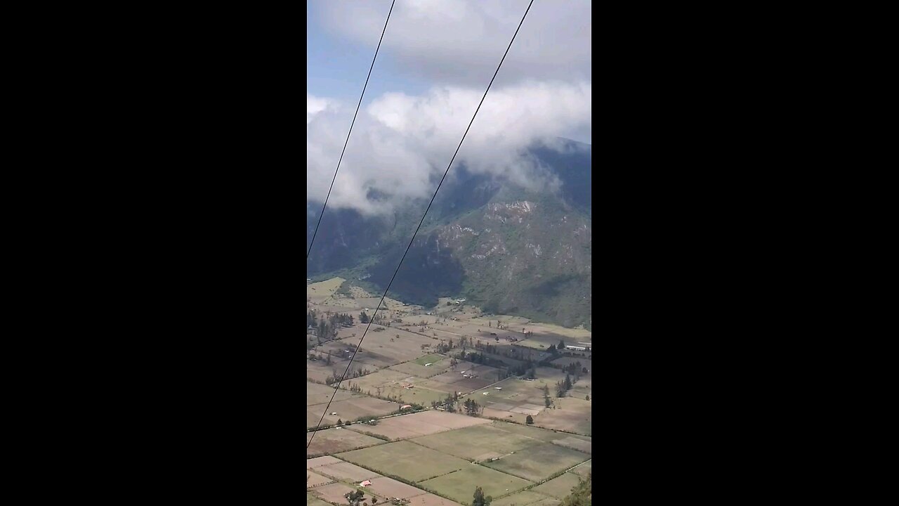 Active volcano 🌋 outside of Quito Ecuador 🇪🇨