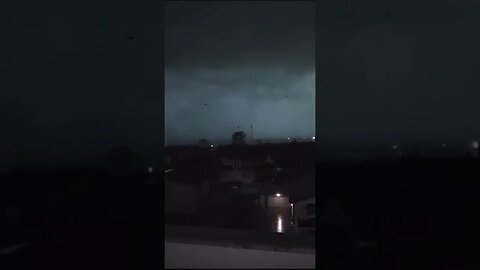 Horrifying scenes of large tornado hitting Milan, Italy.