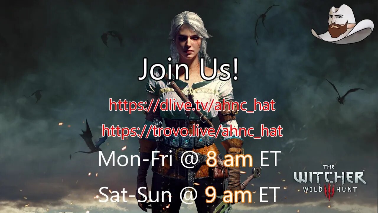 Come Enjoy The Witcher 3: Wild Hunt GOTY + Both DLCs w/ Your Host, "Hat."