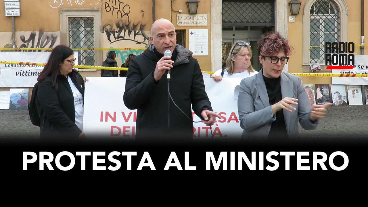 PROTESTA AL MINISTERO DELLA SALUTE