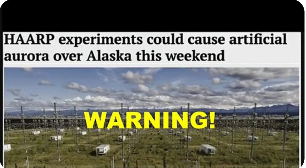 WARNING! Major HAARP Experiments Are Happening In The Sky Again!