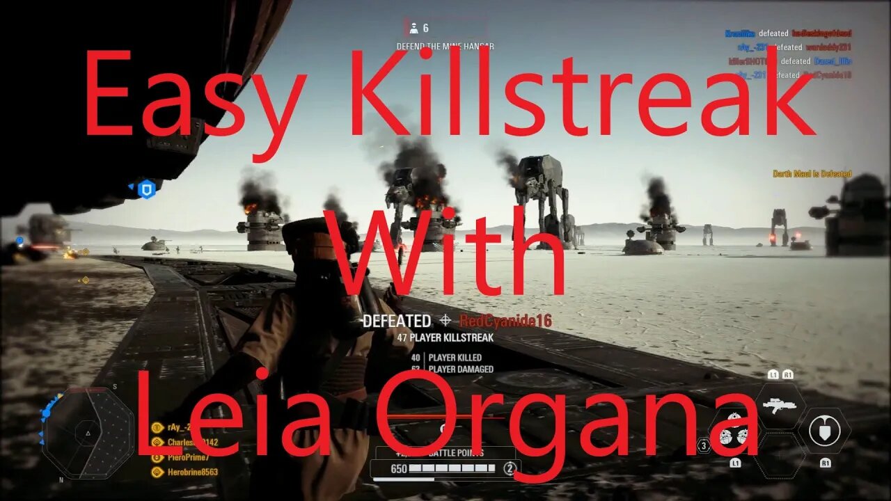 When You Can't Stop The Cross Map Leia-Battlefront 2