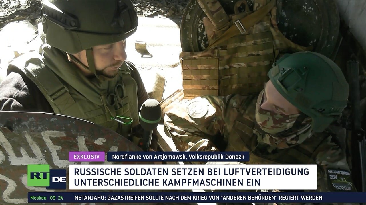 RT DE-Exklusiv: Russische Soldaten setzen bei Luftverteidigung unterschiedliche Kampfmaschinen ein