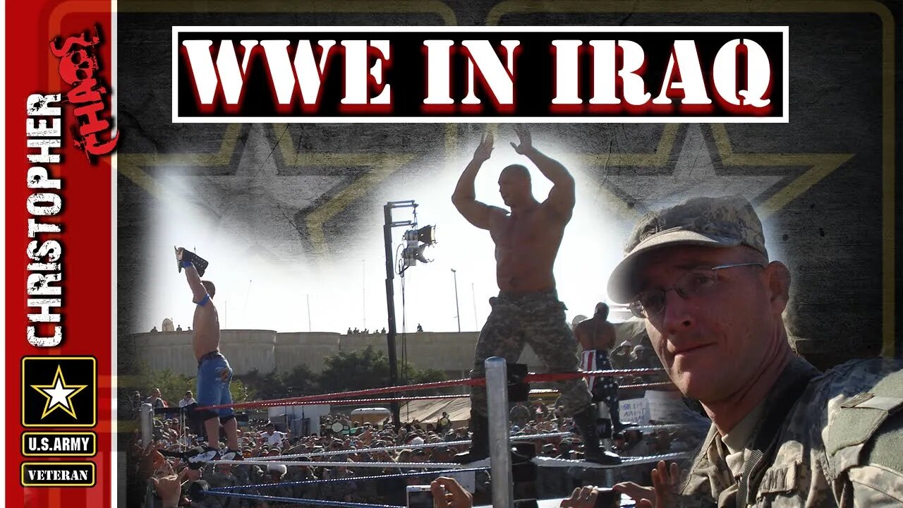 Seeing WWE in a combat zone while in the Army