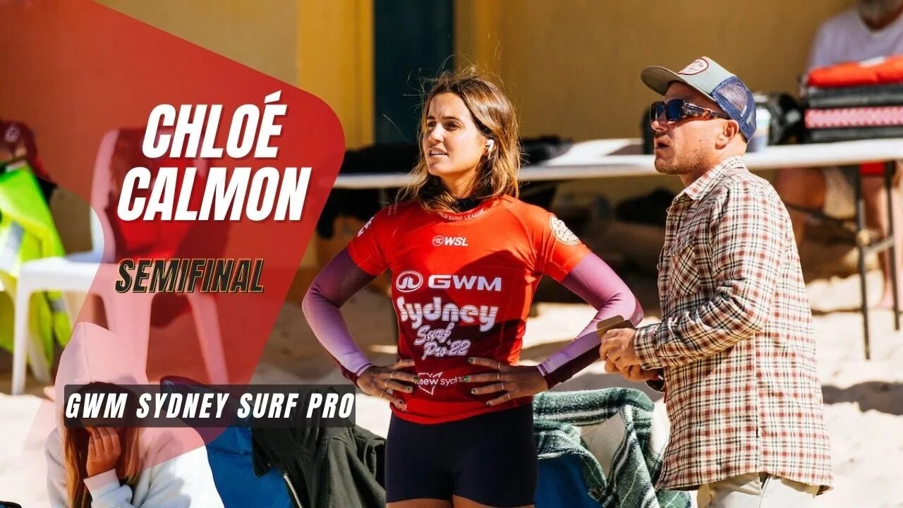 Chloé Calmon é a América do Sul nas semifinais do GWM Sydney Surf Pro na Austrália