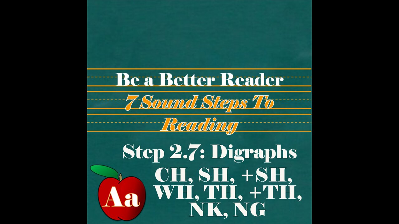 Step 2.7.1: Digraphs--Sounds CH, SH, SH+, TH, TH+, WH, NG, NK