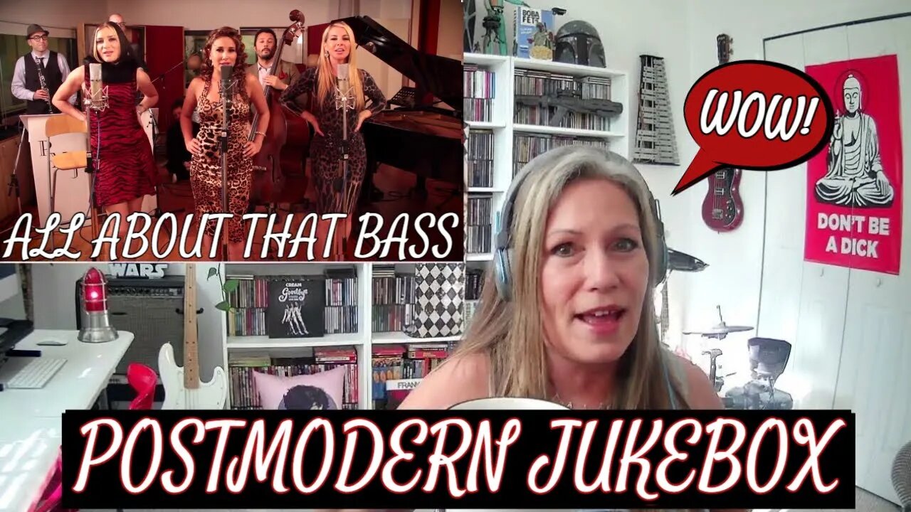 PMJ Reaction ALL ABOUT THAT BASS POSTMODERN JUKEBOX TSEL Haley Reinhart Reaction Morgan James TSEL