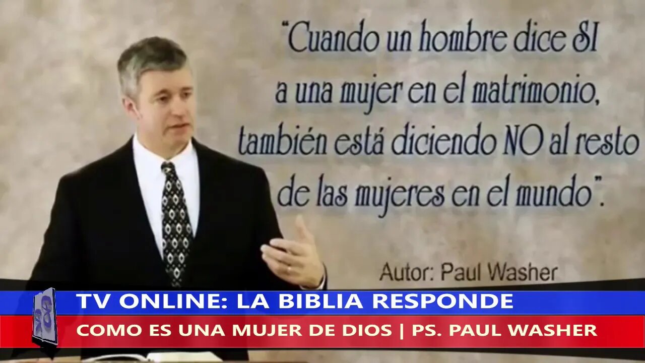 COMO ES UNA MUJER DE DIOS - PS. PAUL WASHER