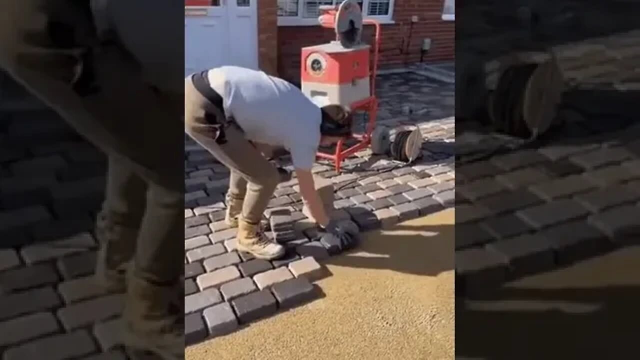 Using Belgian blocks to redo a driveway