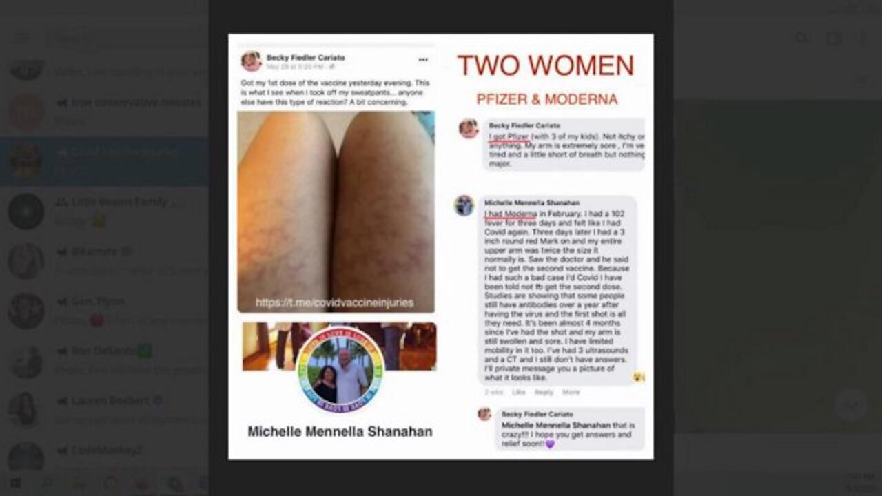 People in their own words about what happened after they got the jab