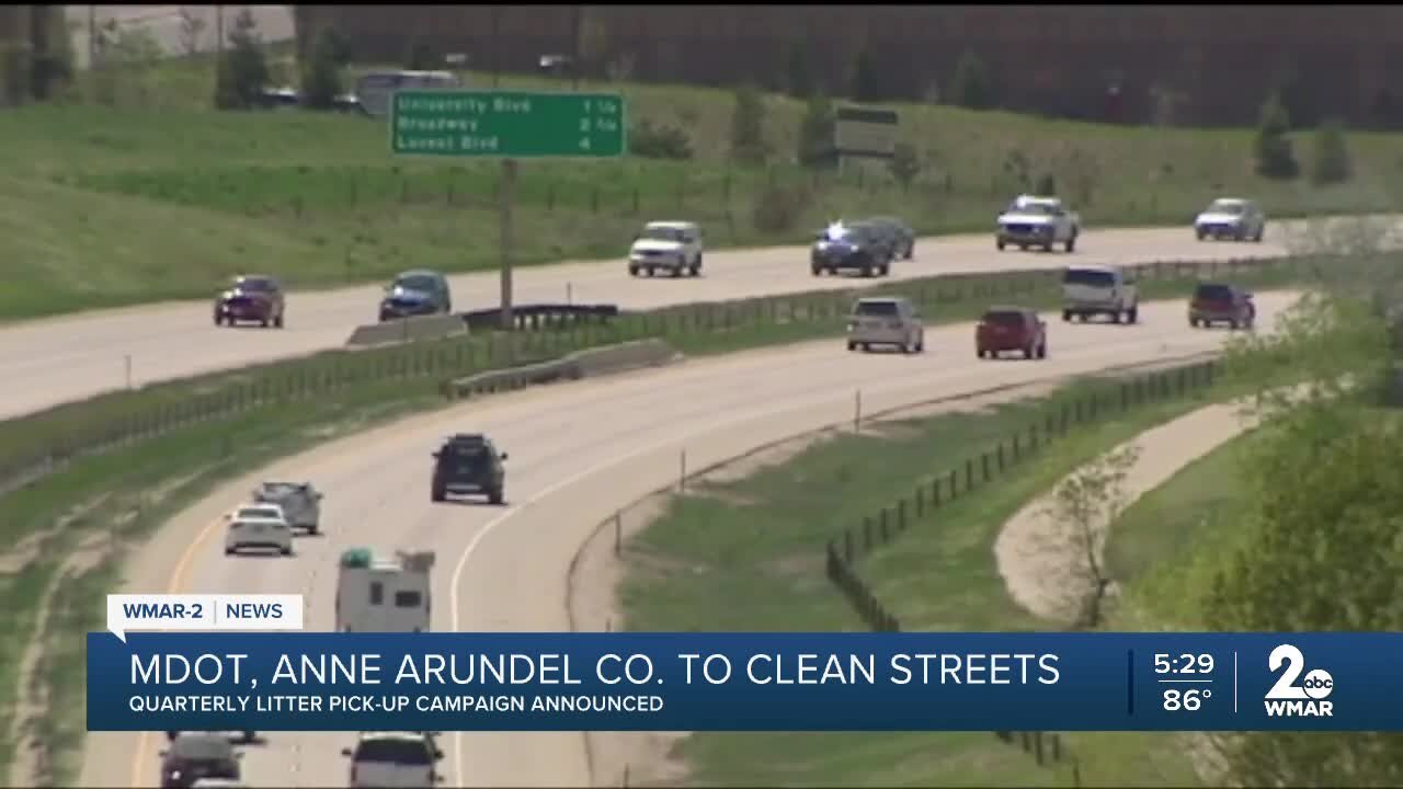 MDOT Tackles Trash in Anne Arundel County