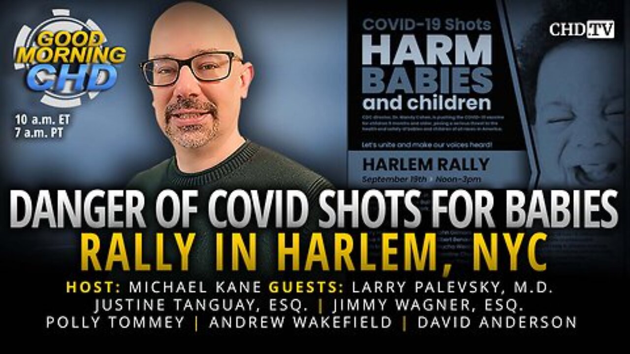 Dangers of COVID Shots in Babies - Rally in Harlem, NYC